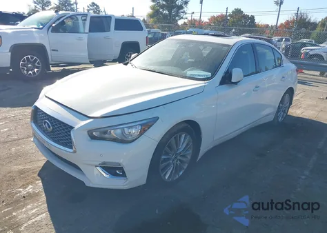 2021 Infiniti Q50 Luxe из США, поврежденный, VIN JN1EV7BP8MM701414